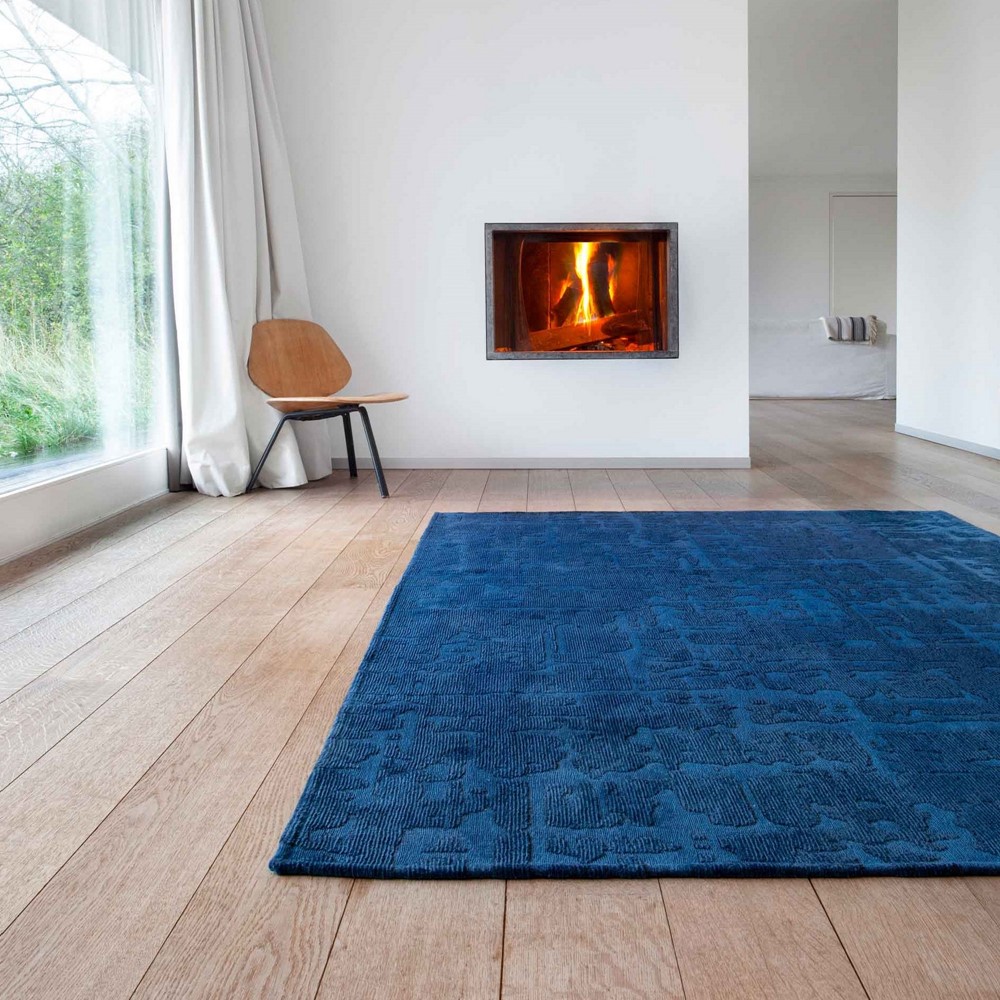 Structures Baobab Rug 9250 in Suarez Blue